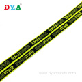 Fashion Custom Logo Jacquard 25MM Fold Over Elastic